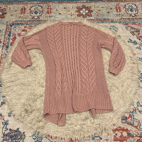Topshop oversized pink cardigan size 2 - Picture 5 of 5